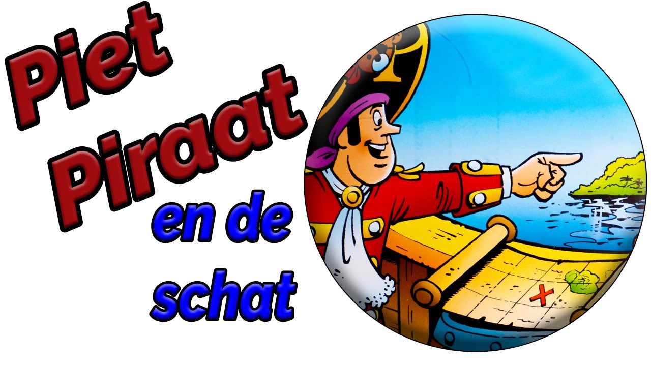 PIET PIRAAT en de schat -  voorleesverhaaltje - Nederlandstalig