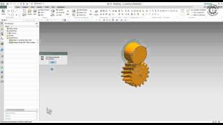 Siemens PLM NX GC Toolkit - Profile Shifted Helical Gear Modeling