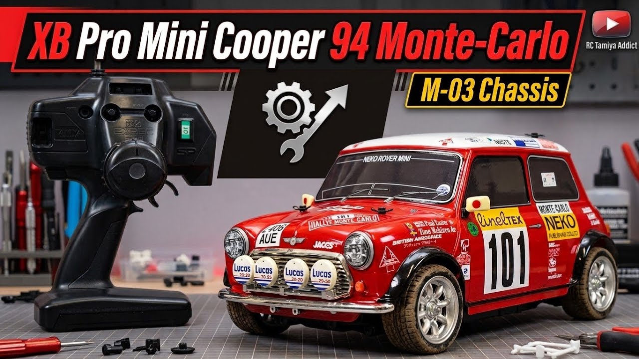 Tamiya XB Pro Mini Cooper 94 Monte Carlo M 03 Chassis - YouTube