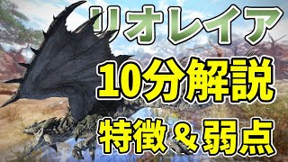 【モンハンライズ攻略】リオレイア10分解説!弱点や特徴まとめ【片手剣】