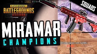 MIRAMAR CHAMPS! Lights Out SQUAD PLAY in PUBG Mobile