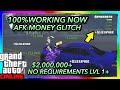 *WORKING RIGHT NOW!* *AFK!* GTA 5 ONLINE MONEY GLITCH *VERY EASY* No Requirements (PS4/XB1/PC) 1.46
