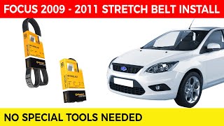 Installing Stretch belts  Ford Focus 2009-2011 Duratec HE 2.0L 🚗 by Brief to do 9,166 views 2 years ago 1 minute, 57 seconds