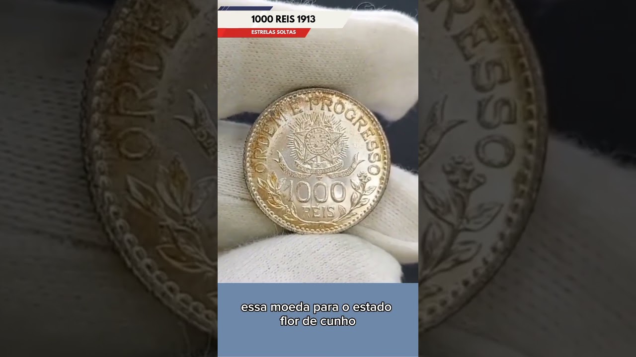 1000 RÉIS 1913 "Estrelas Soltas" 