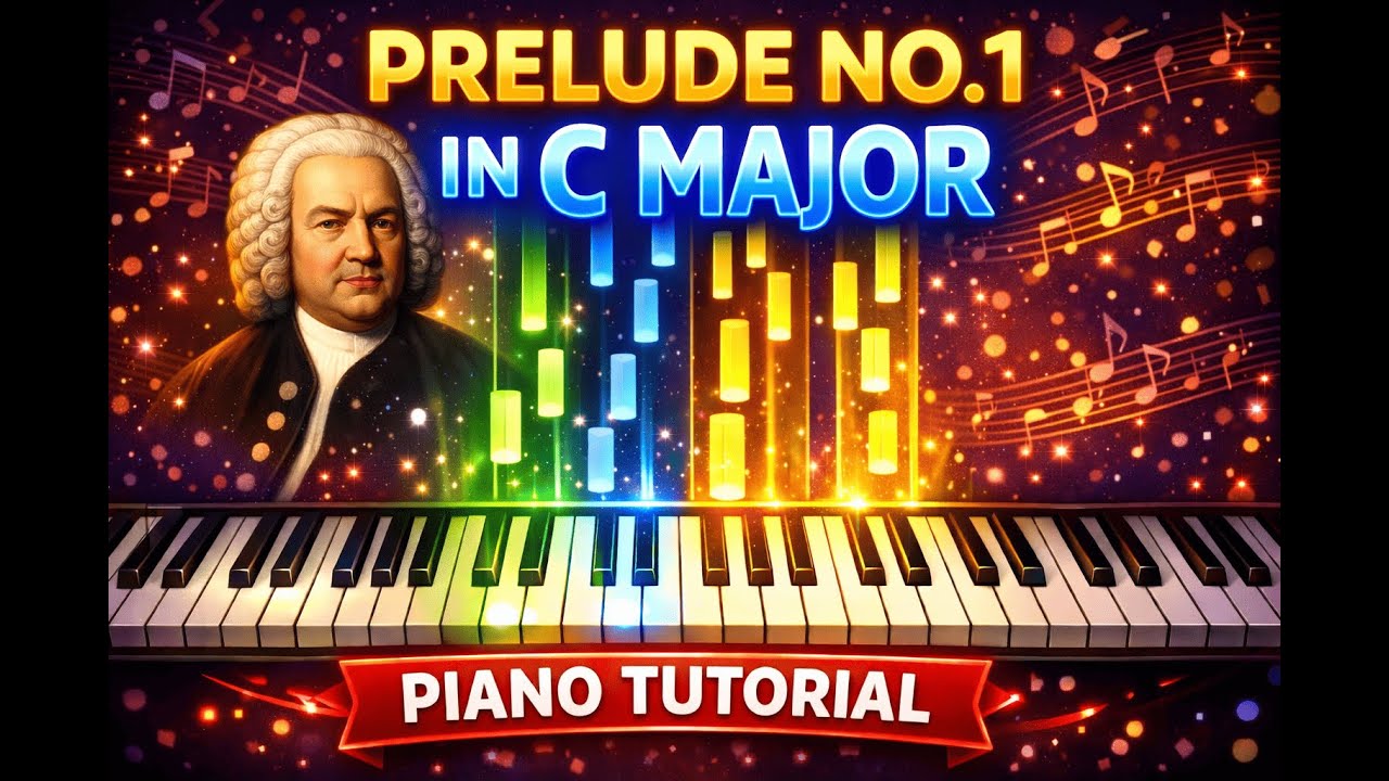 Prelude No. 1 in C Major BWV 846 (Bach) | Piano Tutorial