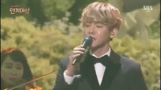 EXO Baekhyun   'For You' OST Moon Lovers  SBS Drama Awards 2016