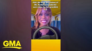 Grandmother creates hilarious Ms. Rachel-esque video for granddaughter