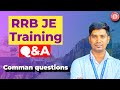 Questions about RRB JE training 🔥