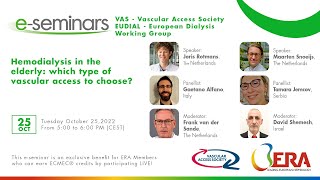 Hemodialysis in the elderly: which type of vascular access to choose?