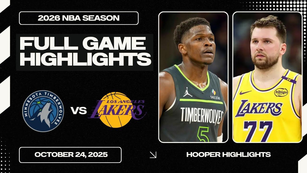 Minnesota Timberwolves vs Los Angeles Lakers Full Game Highlights | Oct ...