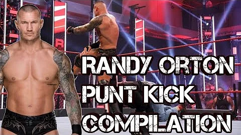 Randy Orton Punt kick compilation