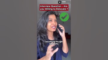 Are You Willing to Relocate?  How to Answer 🤔 This Interview Question 🙋 | Jaya Jagdeesh ❤️