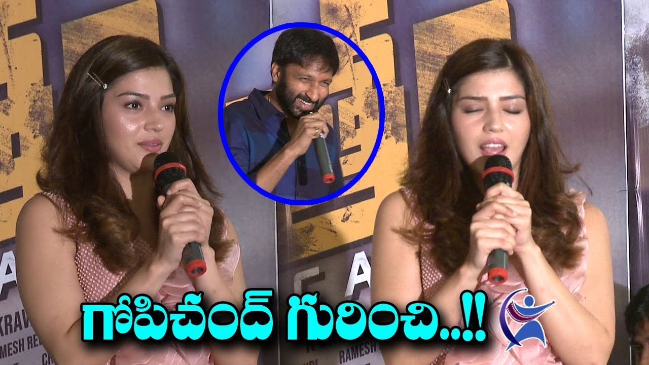 Mehrene Pirzada Speech At Pantham Movie Success Meet | Mehrene About Gopichand | 70MM Telugu Movie