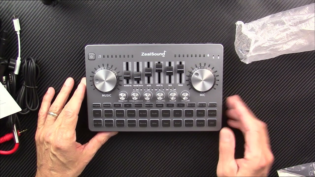 ZealSound V13-A Audio Mixer unboxing | Mixing board for podcast