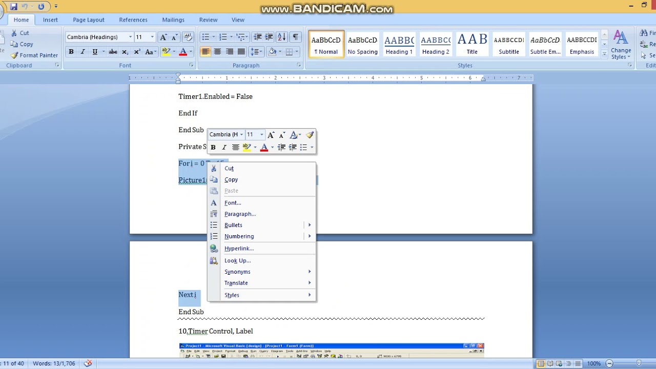 VB 6. 0 USE TIMER CONTROL TOOL - YouTube