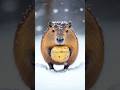 Winter Capybara. #capybara ##cute #shorts #aishorts #ai #aivideo