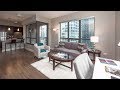 A furnished 2-bedroom, 2-bath in a convenient River North location