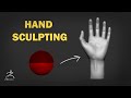 Realistic Hand - Speed sculpting in ZBrush (first time sculpting a hand!)