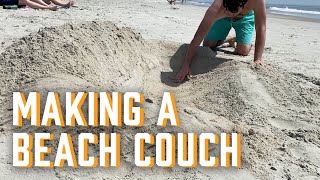 How to make a beach couch (Beach Hack #2)