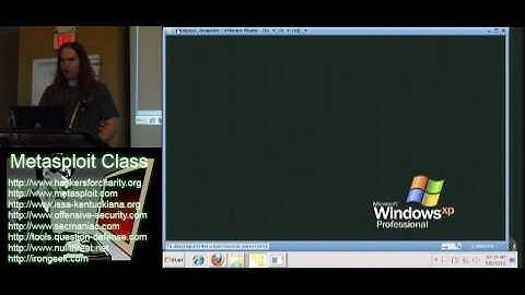 Metasploit Class Videos: 1 Metasploit Intro 2/5