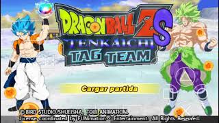 Como tener la configuracion del PPSSPP y Menu/DBZ TTT