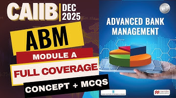 CAIIB ABM Module A Complete Coverage | Concept + MCQs + Cases | CAIIB ABM Dec 2025 | By Mahesh Sir