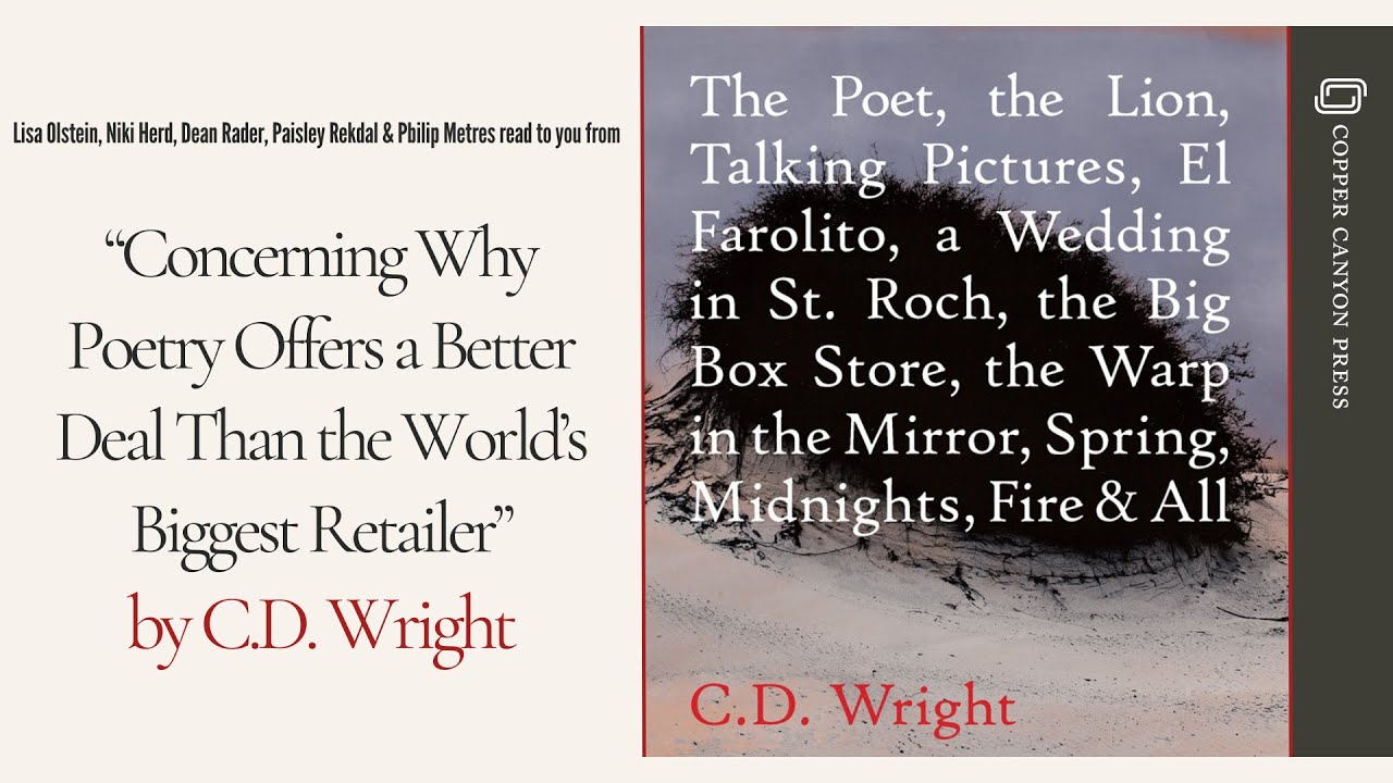 Lisa Olstein, Niki Herd, Paisley Rekdal, Dean Rader, & Philip Metres read to you