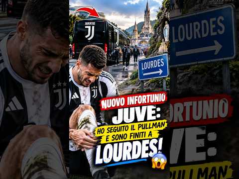 Video Nuovo infortunio Juve ho seguito il pullman e sono finiti a LOURDES!