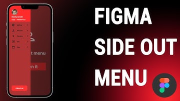 Figma Prototype | Ui & Ux Design -  Side Out Menu - Hamburger Menu