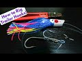 How to Rig Trailer Hooks! Fishing in Hawaii!"
