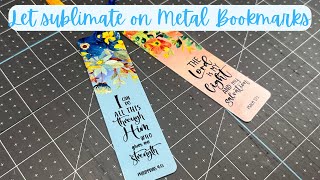 Sublimation on Metal Bookmark