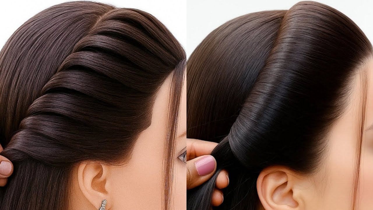 Простая и красивая свадебная прическа | Потрясающая прическа для девушки | Прическа для девушки