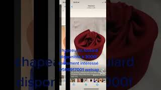 chapeau en foulard bien confortable disponible