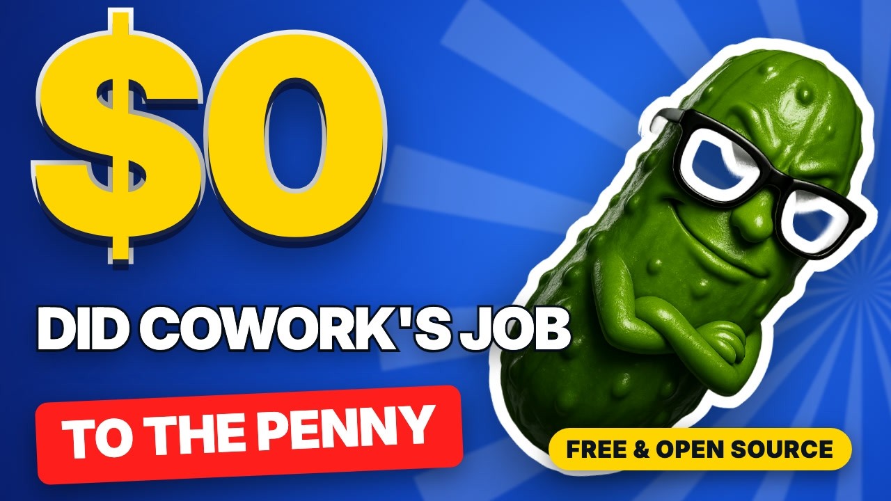 Claude Cowork Is Dead? The Free Replacement Matched It to the Penny — $20/mo → $0
