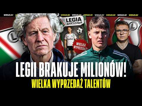 LOMBARD PRZY ŁAZIENKOWSKIEJ! UPADEK AKADEMII LEGII WARSZAWA - MIODUSKI NIE PANUJE NAD SYTUACJĄ?