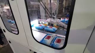 robot arm lid machine 2 sucker