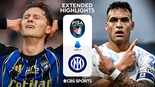 Pisa vs. Inter: Extended Highlights | Serie A | CBS Sports Golazo