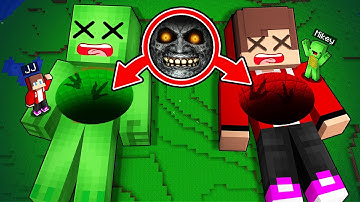 JJ and Mikey Found Woken Moon Inside Longest Tunnels BIGGEST JJ MIKEY in Minecraft?!