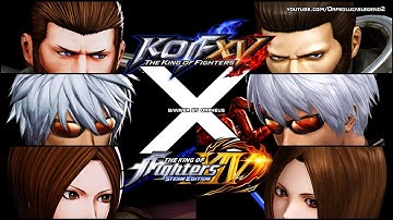 KOF XV - STANCE COMPARISON of TEAM K