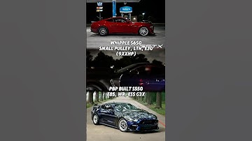 Whipple S650 🆚 PBP Tuned ESS S550  #s650 #streetracing #cartok #mustanggt #s550 #1320