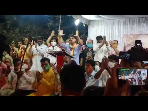 सांवेर विधानसभा के कंपेल में बीजेपी की बड़ी सभा , सिंधिया ने कहा कमलनाथ ने वल्लभ भवन को बना दिया था ट्रांसफर उद्योग का अड्डा