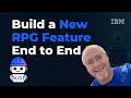 IBM Bob Builds a New RPG Feature From Scratch — Display File, Backend, and Business Logic