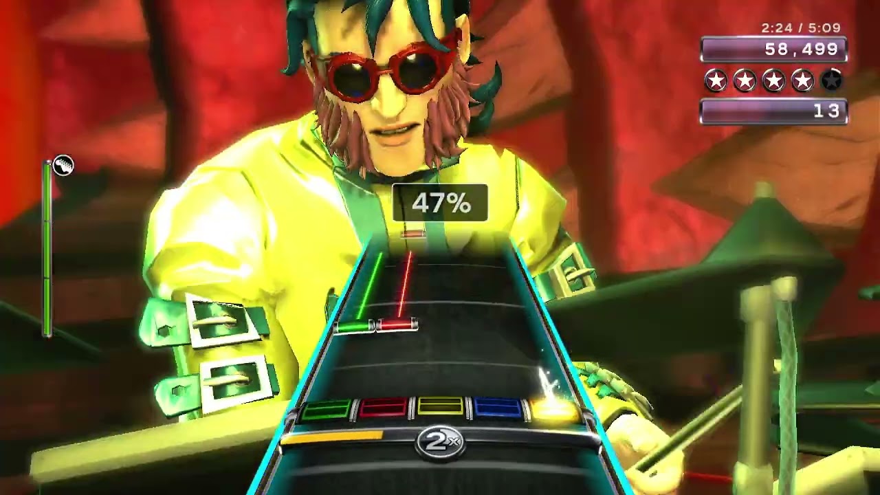 Rock Band 3 DX - Aces High (Live) - Iron Maiden - Hard 5 Stars