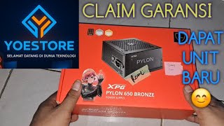 Claim Garansi ADATA XPG Pylon 650W 80+ BRONZE Toko Yoe Store