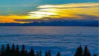 Timelapse Sunrise January 2013 (Chasseral, Switzerland / Nikon D800)