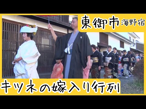 タイムスリップ 宿場町で キツネの嫁入り行列 2023年10月24日放送 News Every より