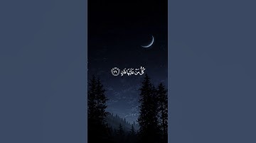 كُلُّ مَنْ عَلَيْهَا فَانٍ || سورة الرحمن #علاء_عقل 🤍🌱