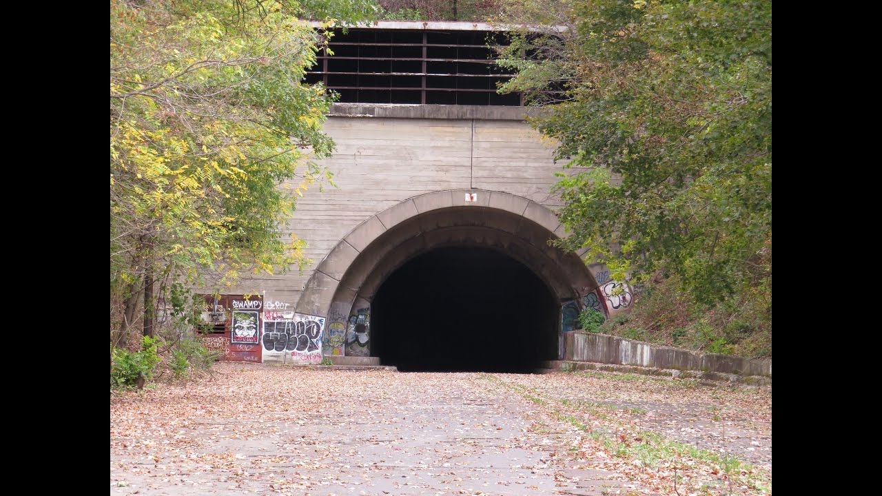 Exploring Rays Hill tunnel along the Abandoned PA turnpike YouTube