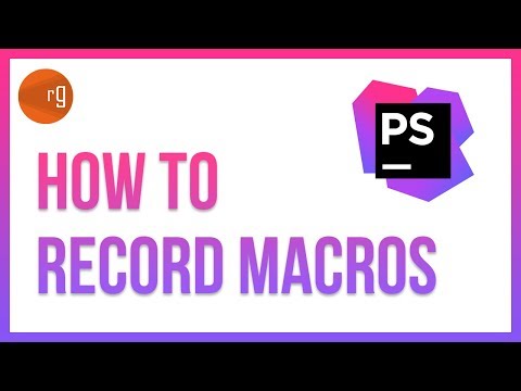 3min Quick Tip - How to record macros PhpStorm Tutorial