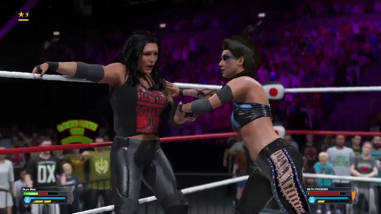 WcW Skye Blue vs Beth Phoenix